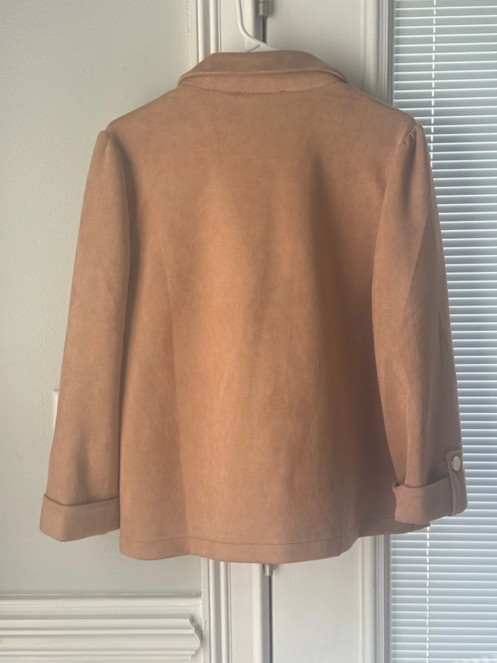 Camel Single-Button Blazer - Picture 6 of 9